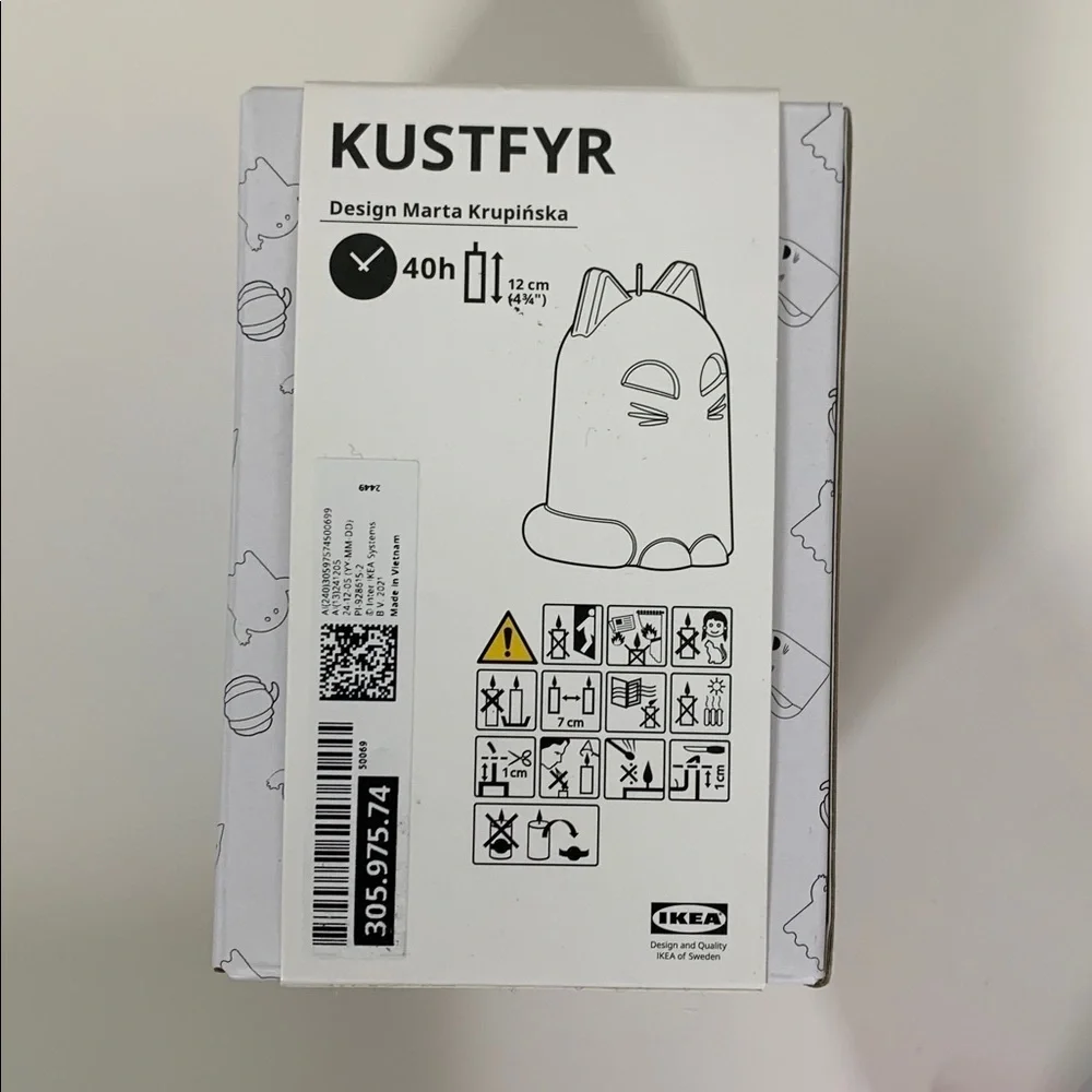 IKEA Black Cat Candle